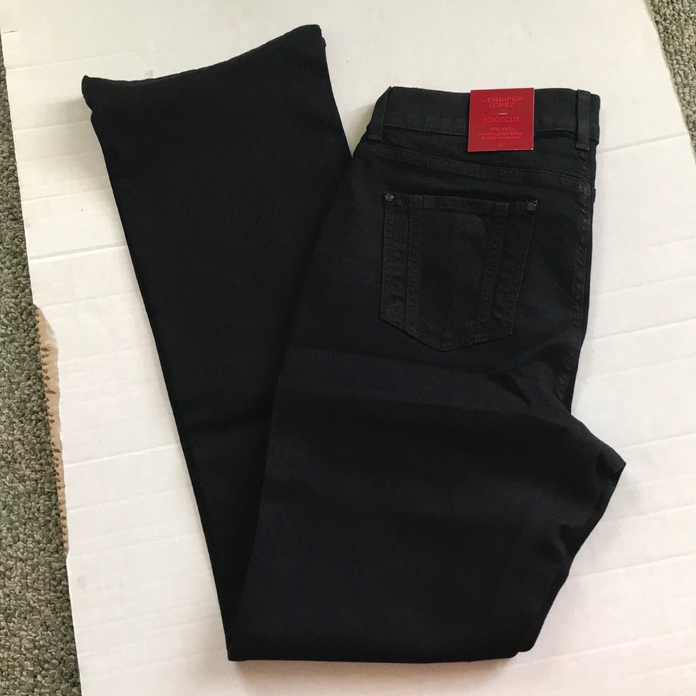 NWT Jennifer Lopez Black bootcut jeans - Picture 2 of 8